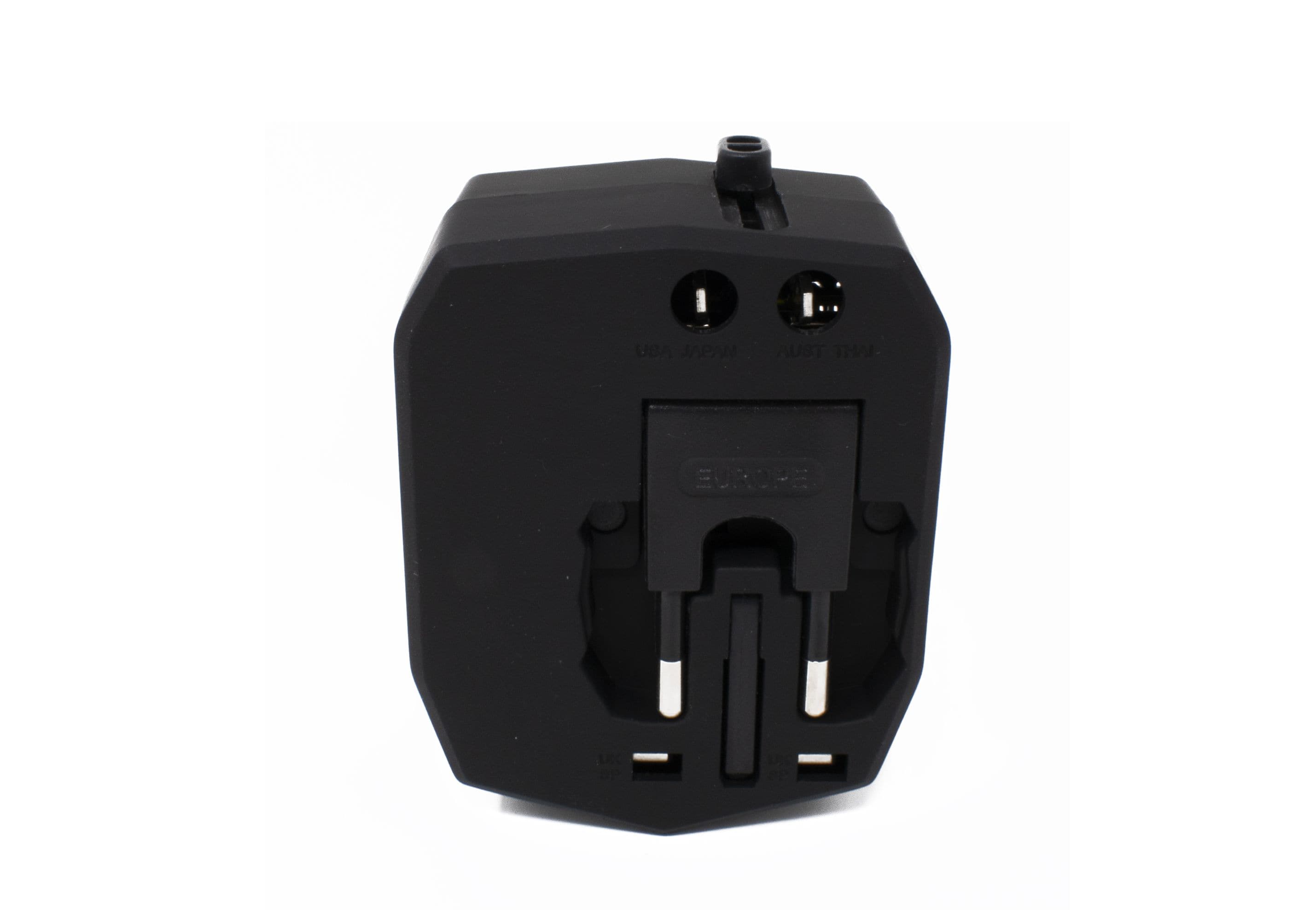 International AC adapter with 2 USB