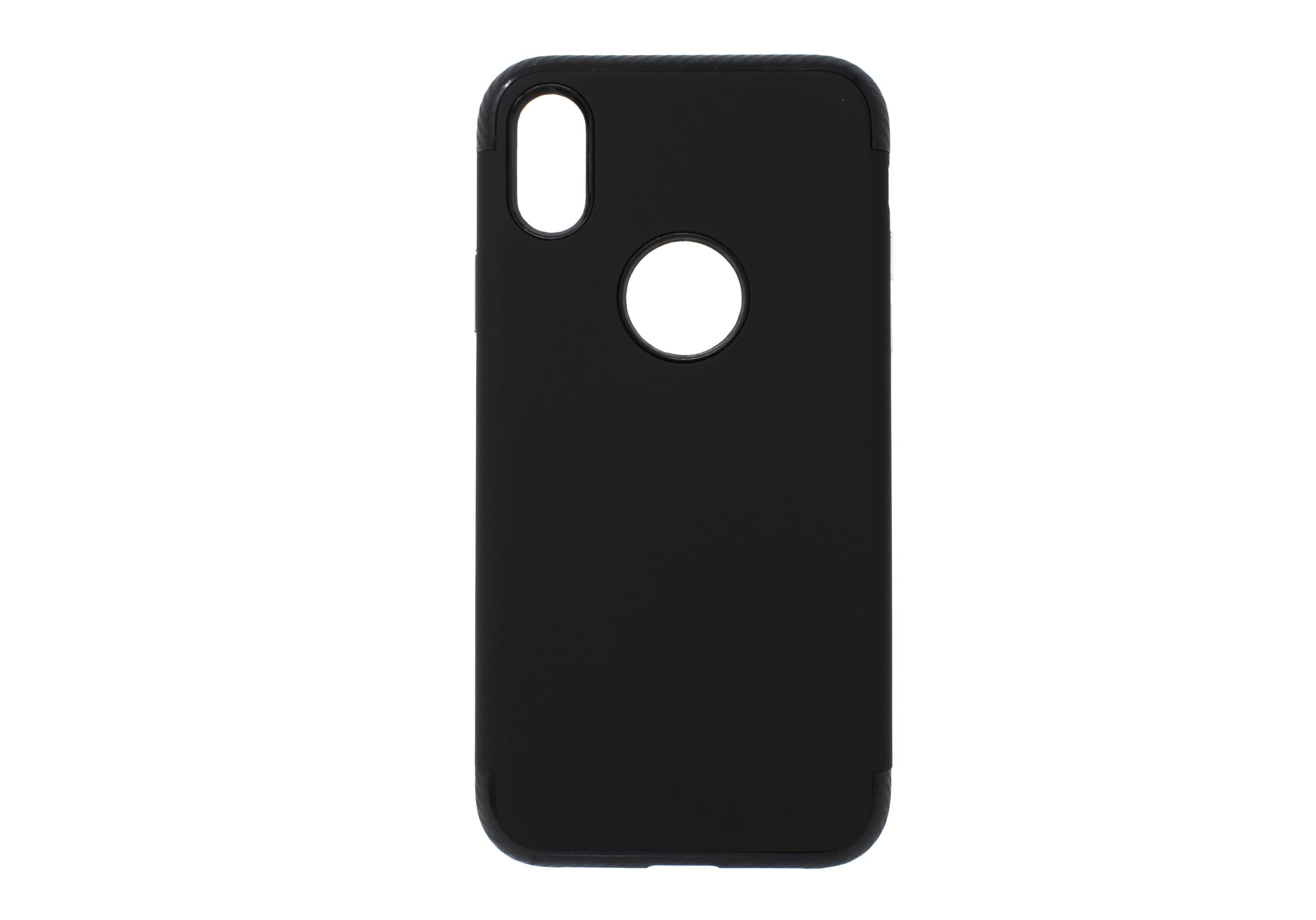 iPhone X Black Armour Hard Case